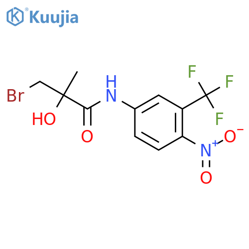 (2R)-3-Bromo-2-hydroxy-2-methyl-N-4-nitro-3-(trifluoromethyl)phenylpropanamide structure