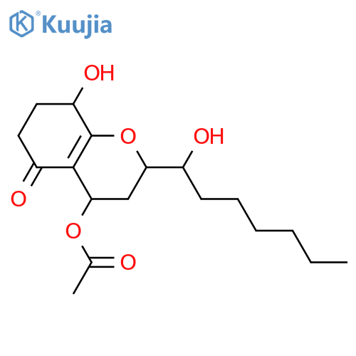 Koninginin D; 4-Ac structure