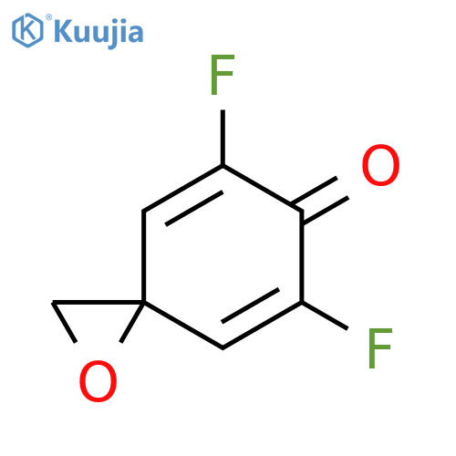 1-Oxaspiro[2.5]octa-4,7-dien-6-one,5,7-difluoro- structure