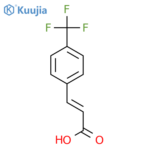 4-Trifluoromethylcinnamic acid structure