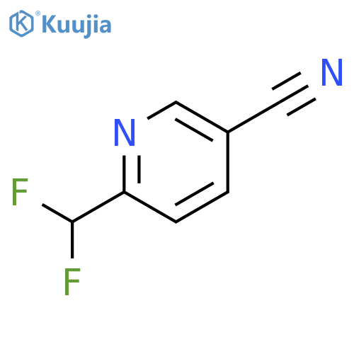 6-(difluoromethyl)pyridine-3-carbonitrile structure