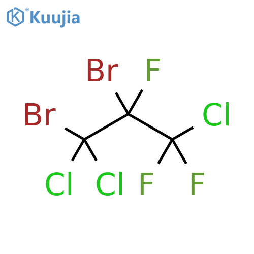 Propane, 1,2-dibromo-1,1,3-trichloro-2,3,3-trifluoro- structure