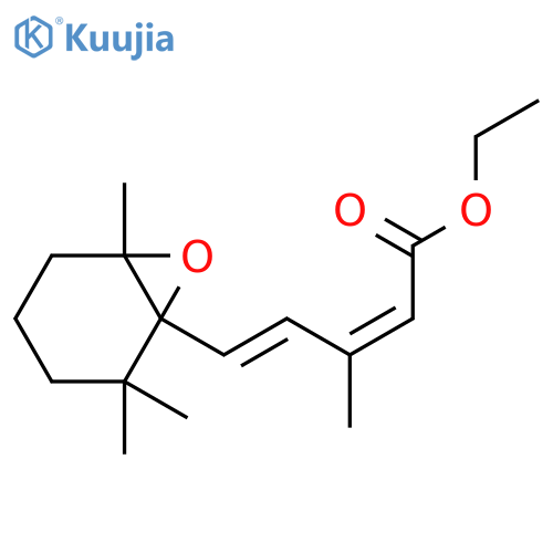 2,4-Pentadienoic acid, 3-methyl-5-(2,2,6-trimethyl-7-oxabicyclo[4.1.0]hept-1-yl)-, ethyl ester, (2Z,4E)- structure