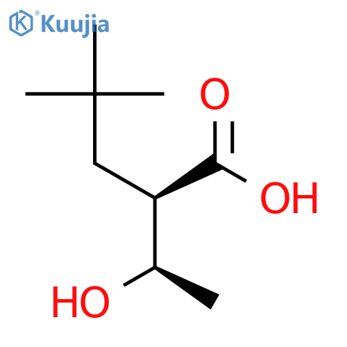 Pentanoic acid, 2-[(1R)-1-hydroxyethyl]-4,4-dimethyl-, (2R)-rel- structure