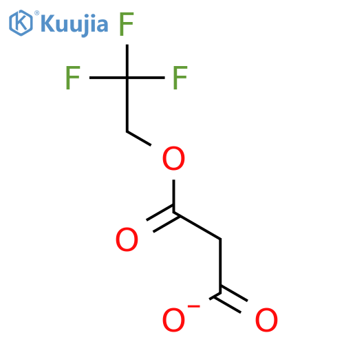 Propanedioic acid, mono(2,2,2-trifluoroethyl) ester structure