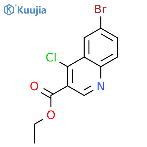 Ethyl 6-bromo-4-chloroquinoline-3-carboxylate structure