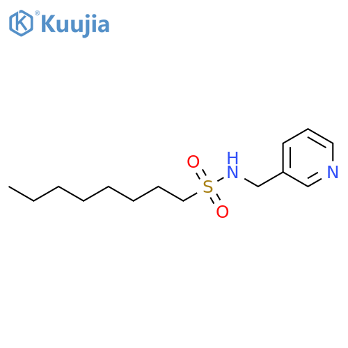 1-Octanesulfonamide, N-(3-pyridinylmethyl)- structure