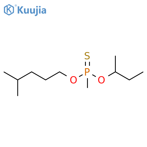 Phosphonothioic acid,methyl-, S-butyl O-(4-methylpentyl) ester (9CI) structure