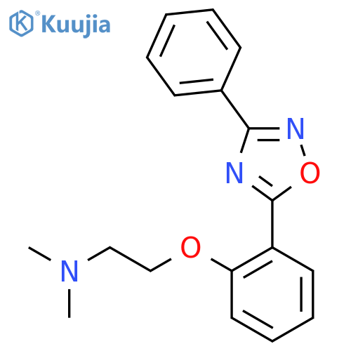 Ethanamine,N,N-dimethyl-2-[2-(3-phenyl-1,2,4-oxadiazol-5-yl)phenoxy]- structure