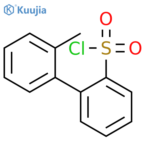 [1,1'-Biphenyl]-2-sulfonyl chloride, 2'-methyl- structure