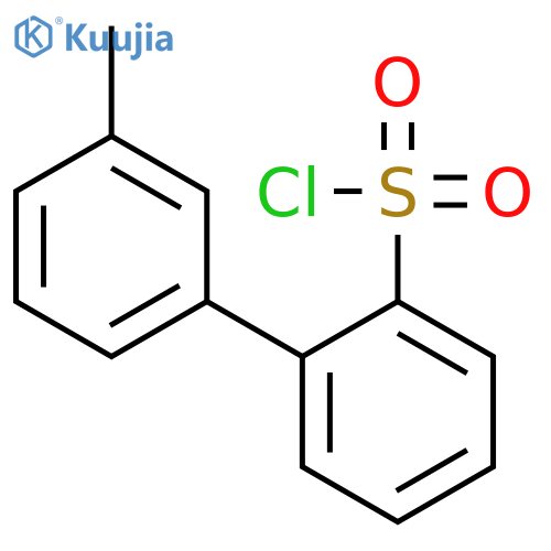 [1,1'-Biphenyl]-2-sulfonyl chloride, 3'-methyl- structure