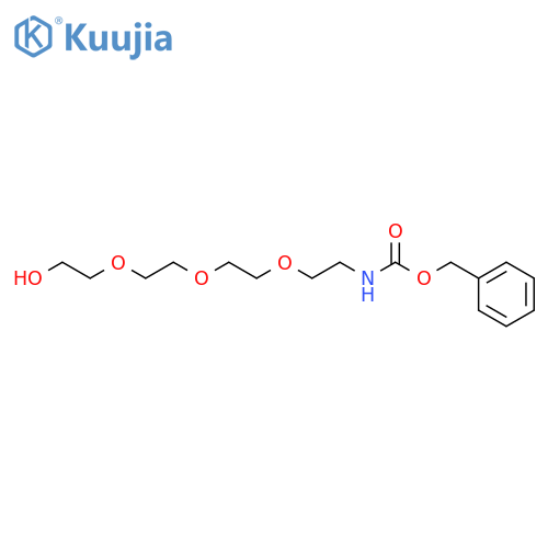5,8,11-Trioxa-2-azatridecanoic acid, 13-hydroxy-, phenylmethyl ester structure