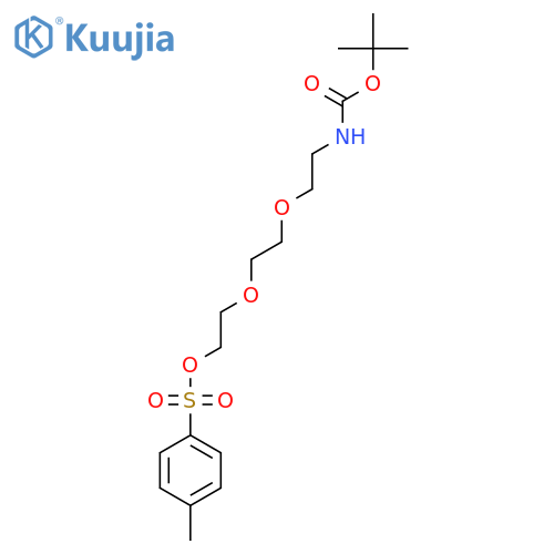 Tos-PEG3-NH-Boc structure