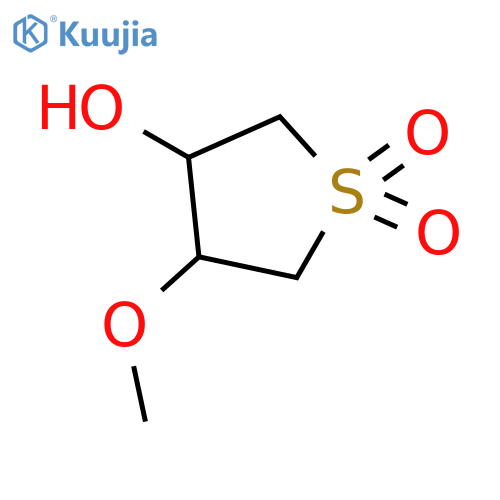4-methoxytetrahydrothiophene-3-ol 1,1-dioxide structure
