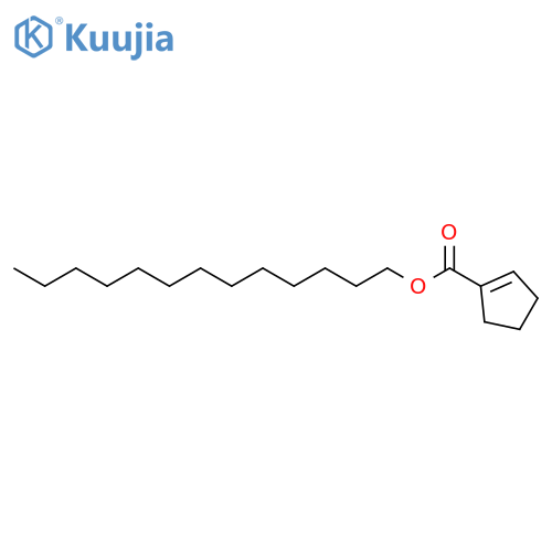1-CYCLOPENTENE-1-CARBOXYLIC ACID, TRIDECYL ESTER structure