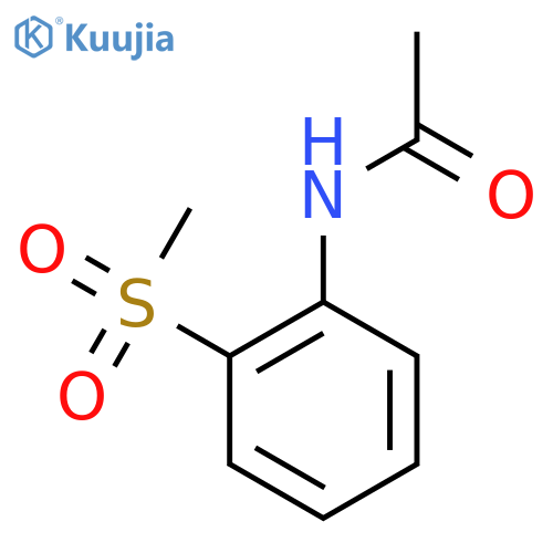 N-Acetyl-2-(methylsulphonyl)aniline structure