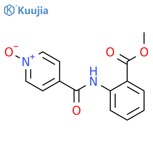 4-{2-(methoxycarbonyl)phenylcarbamoyl}pyridin-1-ium-1-olate structure