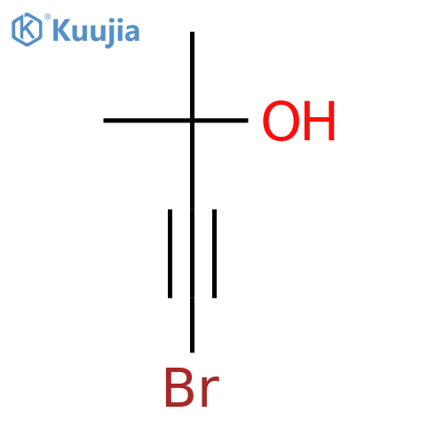 4-bromo-2-methylbut-3-yn-2-ol structure