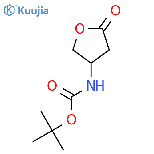 tert-Butyl (5-oxotetrahydrofuran-3-yl)carbamate structure