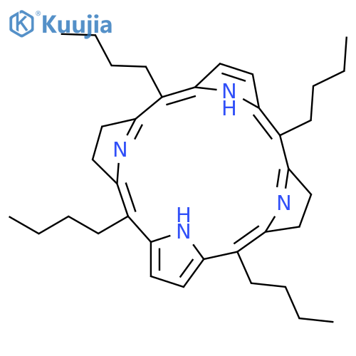 21H,23H-PORPHINE, 5,10,15,20-TETRABUTYL-7,8,17,18-TETRAHYDRO- structure