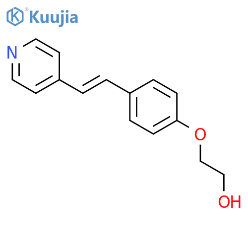Ethanol, 2-[4-[2-(4-pyridinyl)ethenyl]phenoxy]- structure