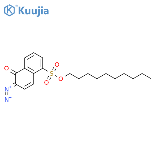 1-Naphthalenesulfonic acid, 6-diazo-5,6-dihydro-5-oxo-, decyl ester structure