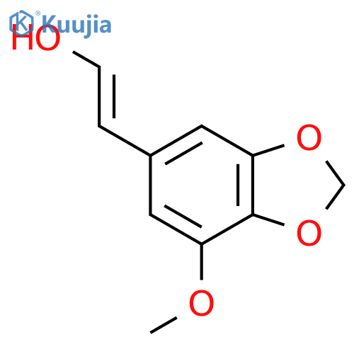 Ethenol, 2-(7-methoxy-1,3-benzodioxol-5-yl)-, (1E)- structure
