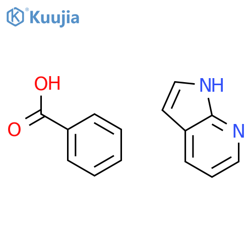 1H-Pyrrolo[2,3-b]pyridine, monobenzoate structure