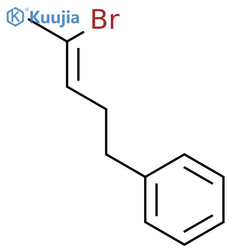 Benzene, [(3Z)-4-bromo-3-pentenyl]- structure