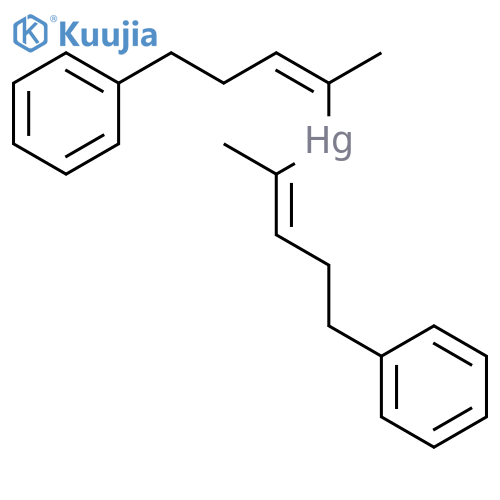 Mercury, bis[(1Z)-1-methyl-4-phenyl-1-butenyl]- structure