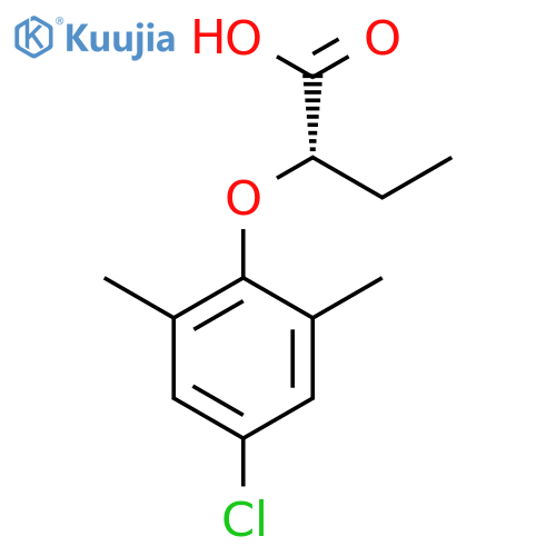 Butanoic acid, 2-(4-chloro-2,6-dimethylphenoxy)-, (2S)- structure