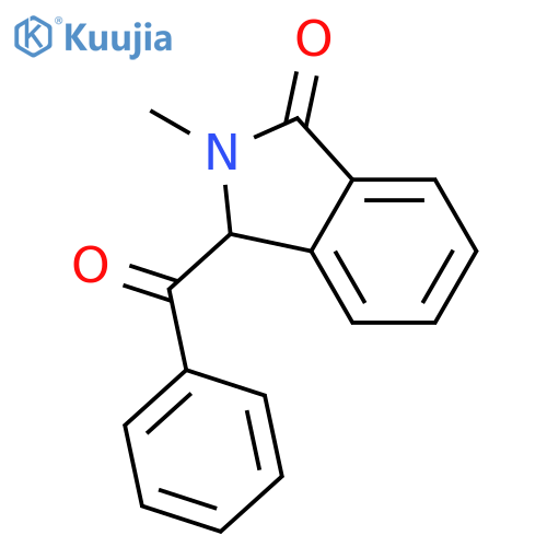 1H-Isoindol-1-one, 3-benzoyl-2,3-dihydro-2-methyl- structure