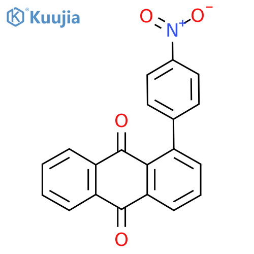 Anthraquinone, 1-(p-nitrophenyl)- structure