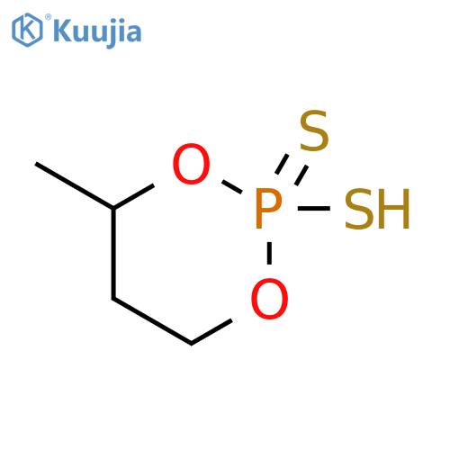1,3,2-Dioxaphosphorinane, 2-mercapto-4-methyl-, 2-sulfide structure