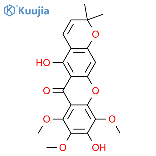 Dulxanthone F; 8-Methoxy, 9-O-de-Me structure