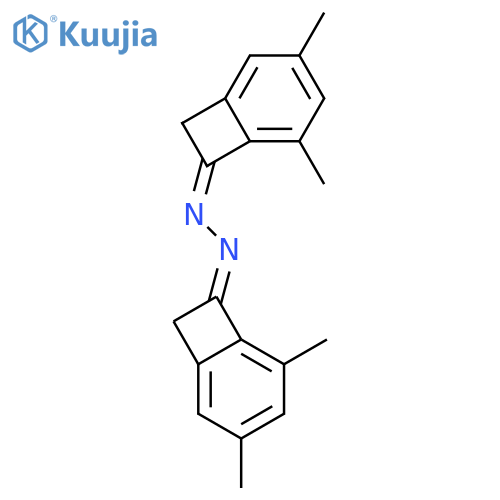 Bicyclo[4.2.0]octa-1,3,5-trien-7-one,3,5-dimethyl-,2-(3,5-dimethylbicyclo[4.2.0]octa-1,3,5-trien-7-ylidene)hydrazone structure