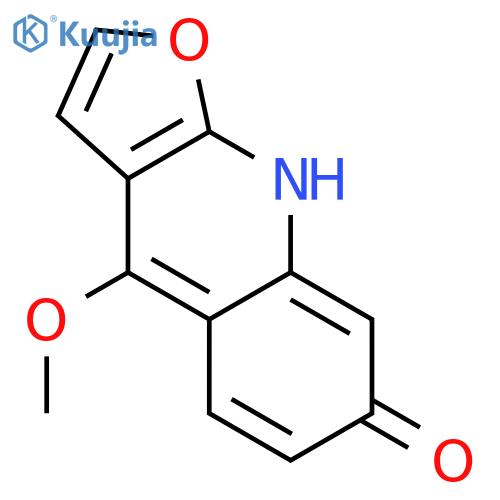 4-methoxyfuro[2,3-b]quinolin-7(9H)-one structure