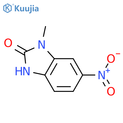 1,3-dihydro-1-methyl-6-nitro-2H-Benzimidazol-2-one structure