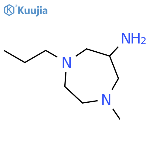 1H-1,4-Diazepin-6-amine, hexahydro-1-methyl-4-propyl- structure