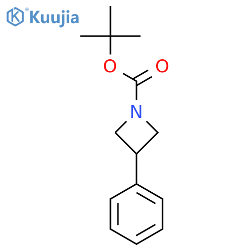 tert-Butyl 3-phenylazetidine-1-carboxylate structure