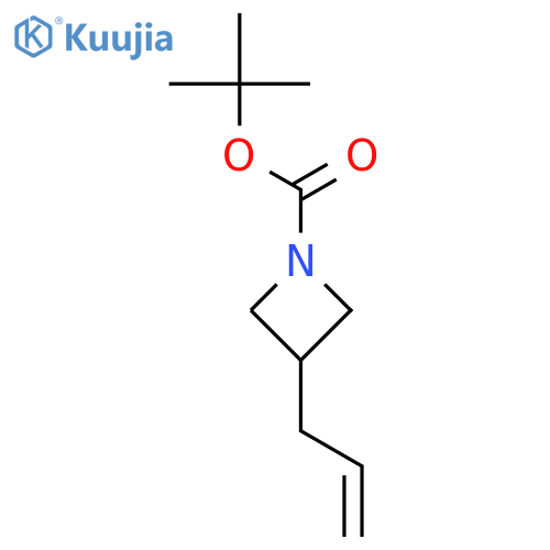 tert-butyl 3-(prop-2-en-1-yl)azetidine-1-carboxylate structure