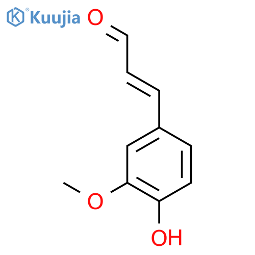 trans-Ferulaldehyde structure