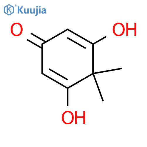 2,5-Cyclohexadien-1-one,3,5-dihydroxy-4,4-dimethyl- structure