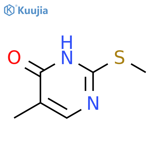 5-methyl-2-(methylsulfanyl)pyrimidin-4-ol structure