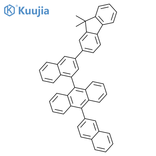 Anthracene, 9-[3-(9,9-dimethyl-9H-fluoren-2-yl)-1-naphthalenyl]-10-(2-naphthalenyl)- structure