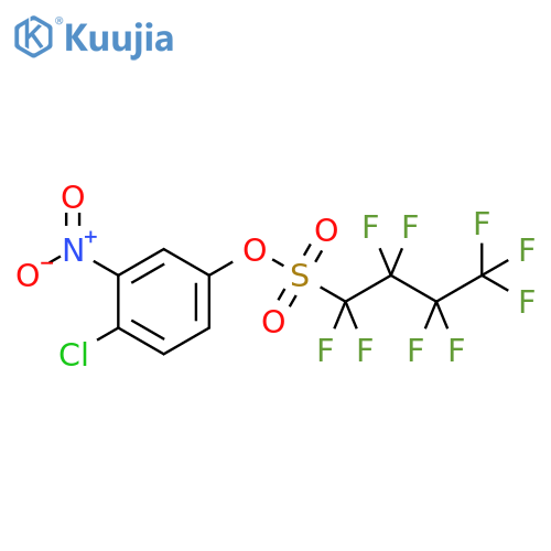 4-Chloro-3-nitrophenyl 1,1,2,2,3,3,4,4,4-nonafluoro-1-butanesulfonate structure