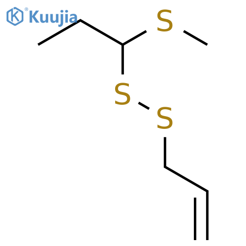 [1-(Methylthio)propyl] 2-propenyl disulfide structure