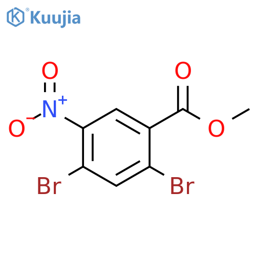 2,4-Dibromo-5-nitro-benzoic acid methyl ester structure