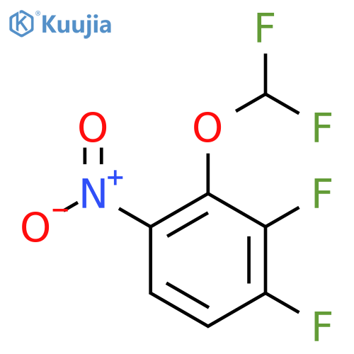 1,2-Difluoro-3-difluoromethoxy-4-nitrobenzene structure