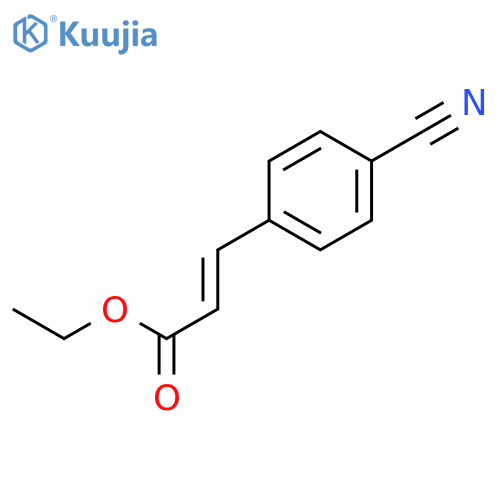 2-Propenoic acid, 3-(4-cyanophenyl)-, ethyl ester structure